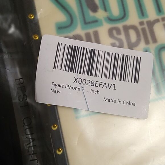 iPhone 7 Case Sloth My Spirit Animal Saying on It. NWT - Picture 3 of 5